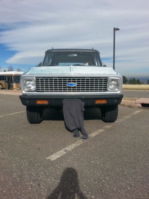 1972 Blue Chevrolet Blazer SUV