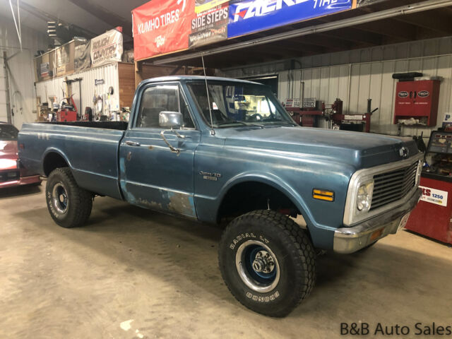 1972 Blue Chevrolet K10 --