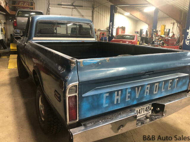 1972 Blue Chevrolet K10 --