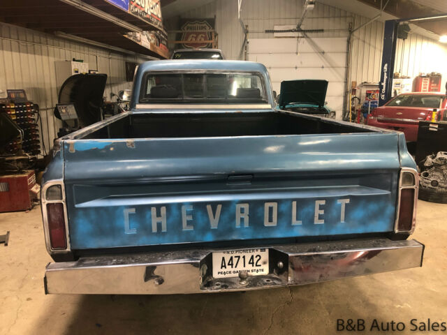 1972 Blue Chevrolet K10 --