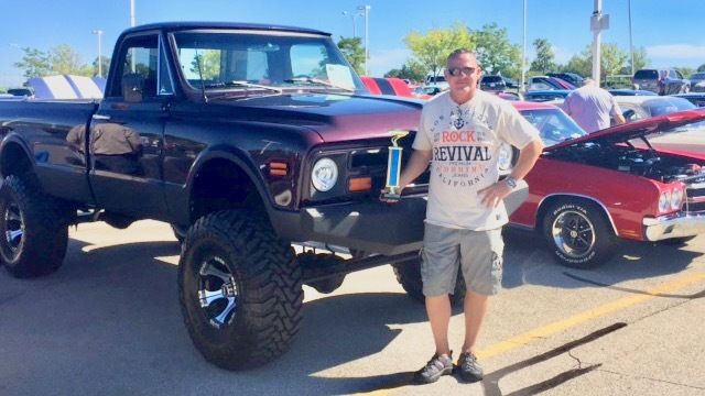 1972 BLACK CHERRY Chevrolet Other Pickups Standard Cab Pickup