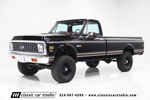 1972 Black Chevrolet C-10 Standard Cab Pickup