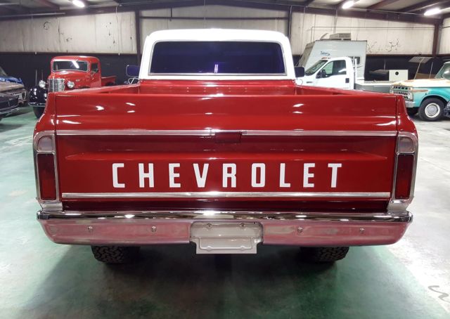 1972 Red Chevrolet K10 Pickup Standard Cab Pickup