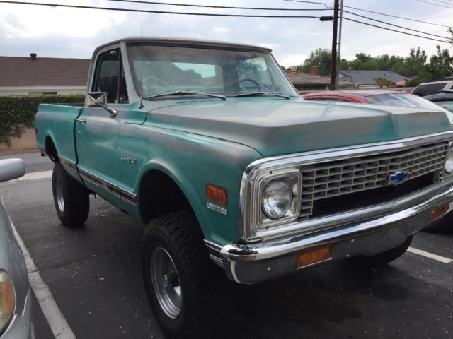 1972 Green Chevrolet C/K Pickup 1500 P/U