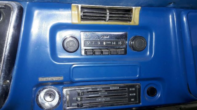 1972 Blue Chevrolet C/K Pickup 2500 Pickup Truck