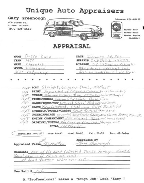 1972 CopperBrown Chevrolet Other Pickups