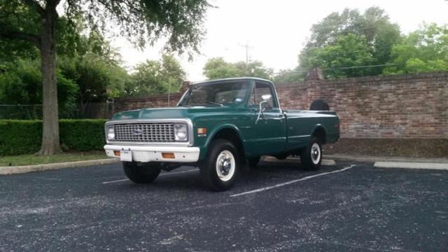 1972 Green Chevrolet Other Pickups Standard Cab Pickup