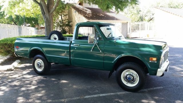 1972 Green Chevrolet Other Pickups Standard Cab Pickup