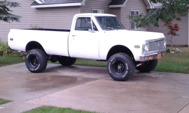1972 White Chevrolet Other Pickups Standard Cab Pickup