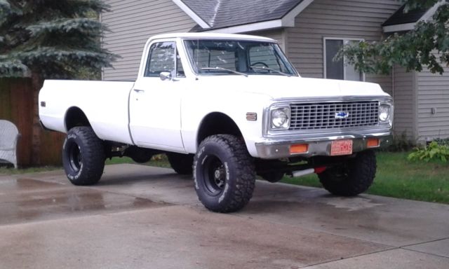 1972 White Chevrolet Other Pickups Standard Cab Pickup