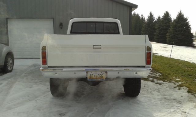 1972 White Chevrolet Other Pickups Standard Cab Pickup