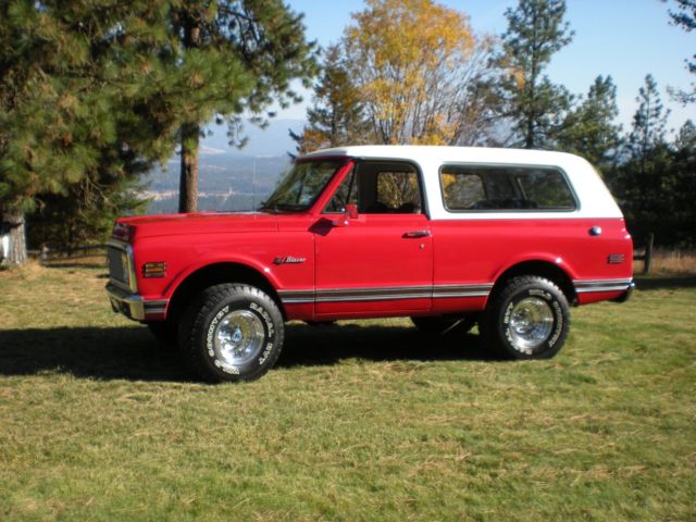 1972 Red Chevrolet Blazer SUV
