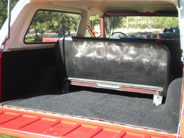 1972 Red Chevrolet Blazer SUV
