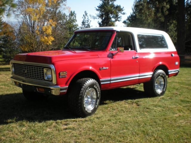 1972 Red Chevrolet Blazer SUV