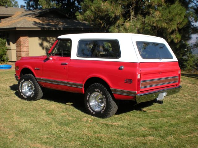 1972 Red Chevrolet Blazer SUV