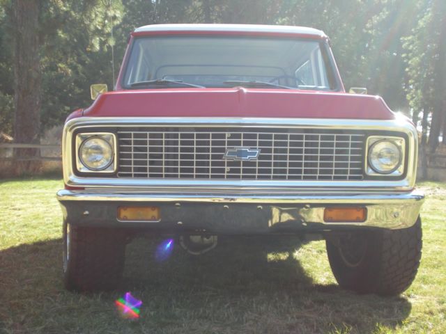 1972 Red Chevrolet Blazer SUV