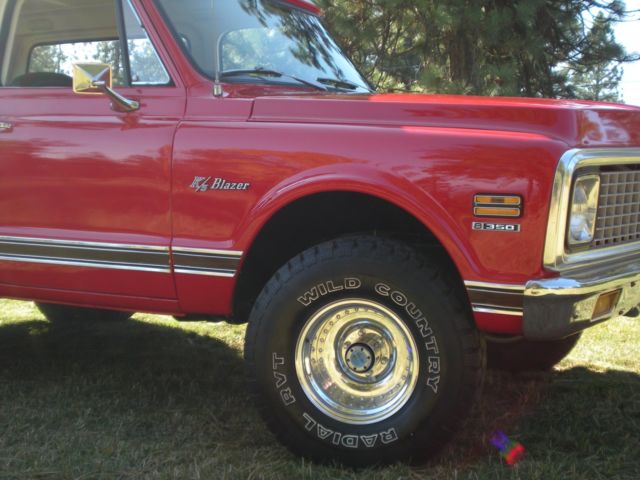 1972 Red Chevrolet Blazer SUV