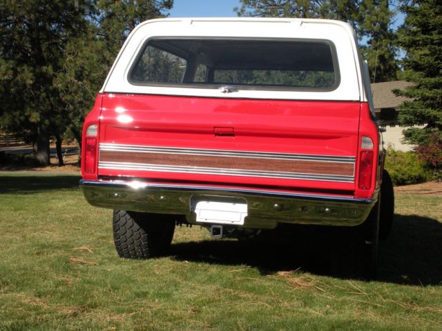 1972 Red Chevrolet Blazer SUV