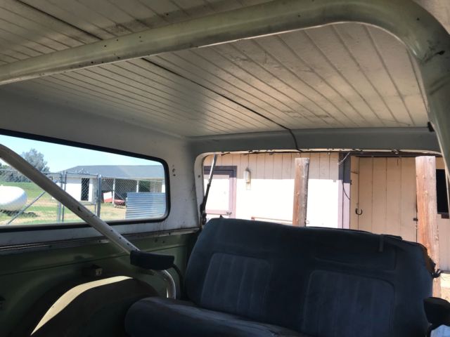 1972 green Chevrolet Blazer SUV