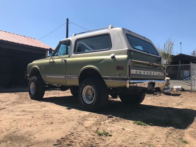1972 green Chevrolet Blazer SUV