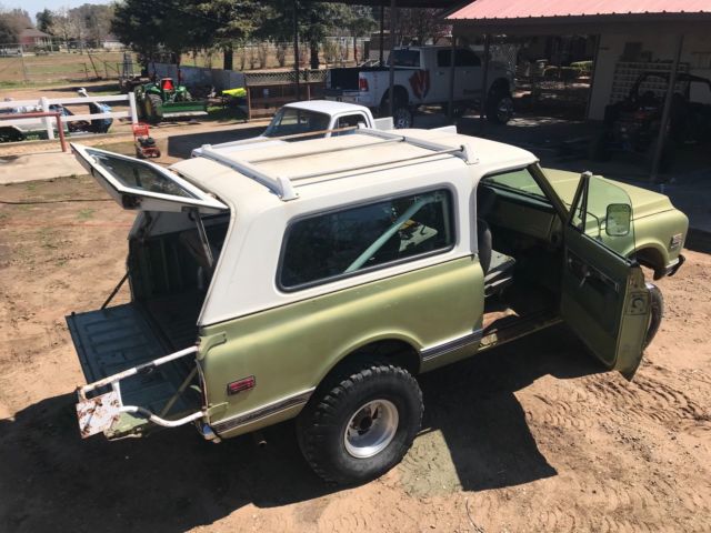 1972 green Chevrolet Blazer SUV