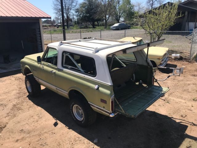 1972 green Chevrolet Blazer SUV