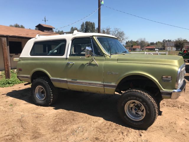 1972 green Chevrolet Blazer SUV