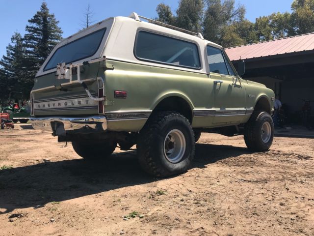 1972 green Chevrolet Blazer SUV