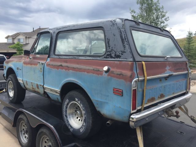 1972 Orange Chevrolet Blazer Convertible