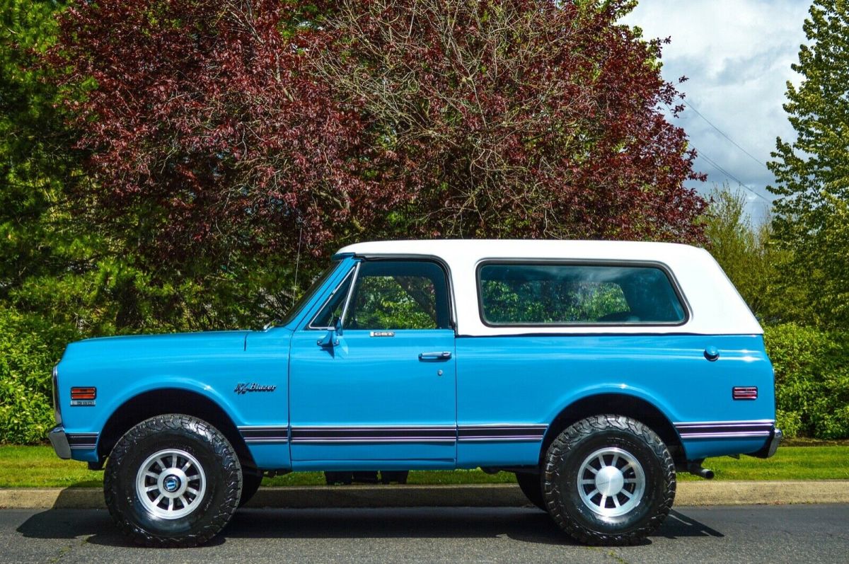 1972 Blue Chevrolet Blazer SUV