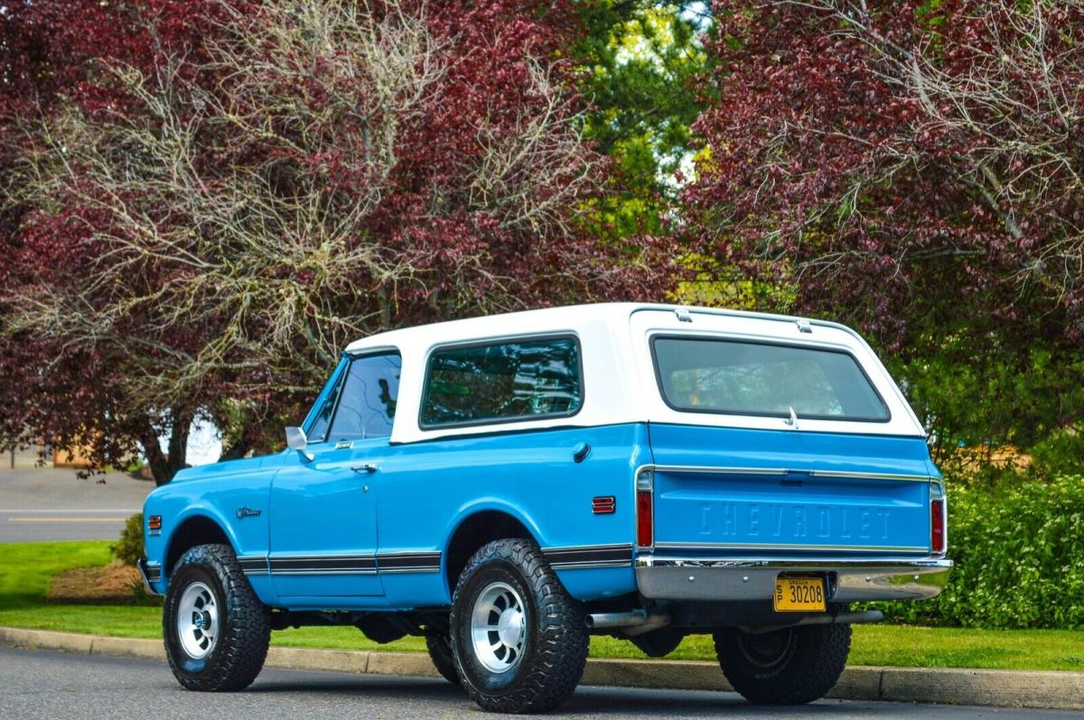 1972 Blue Chevrolet Blazer SUV