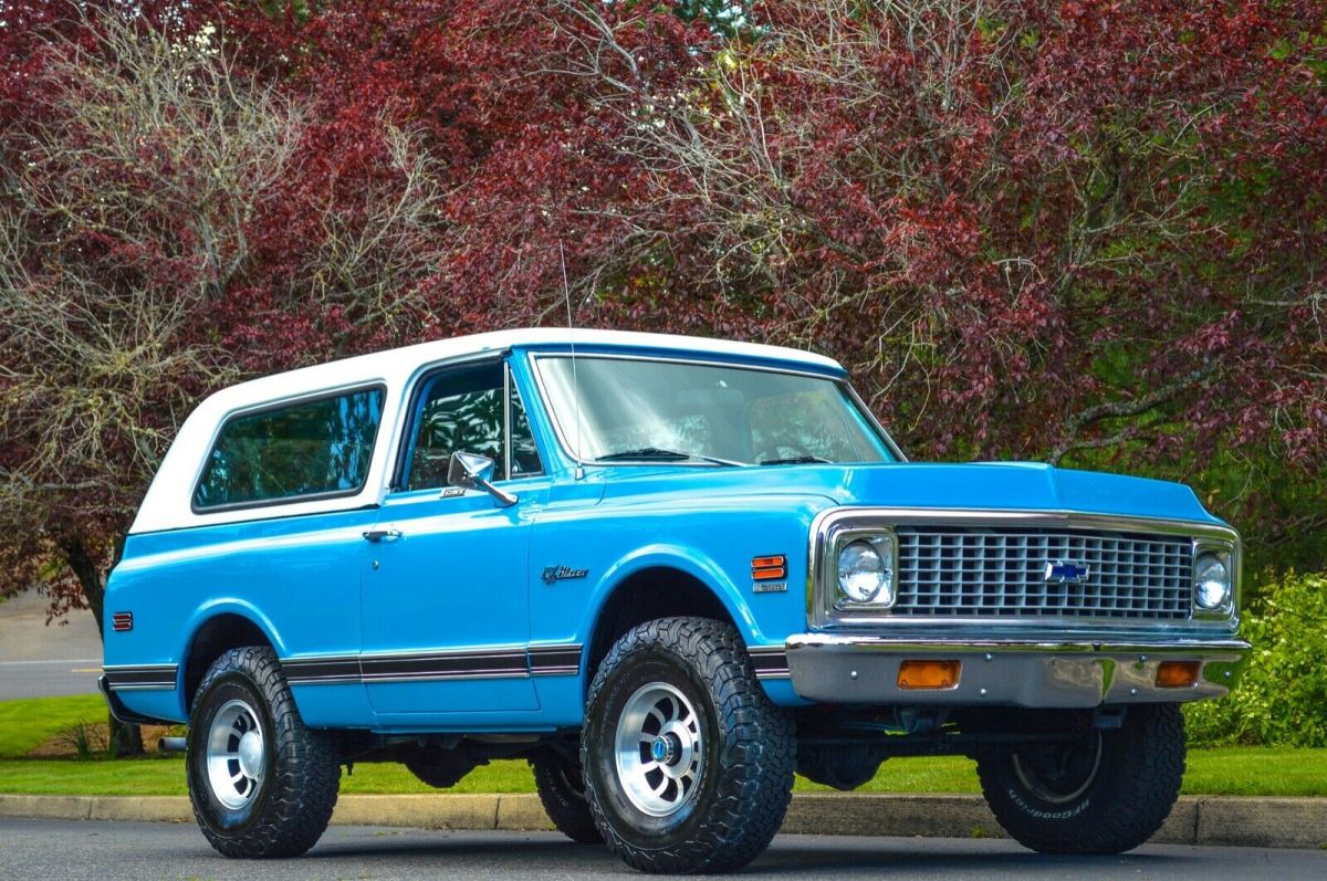1972 Blue Chevrolet Blazer SUV