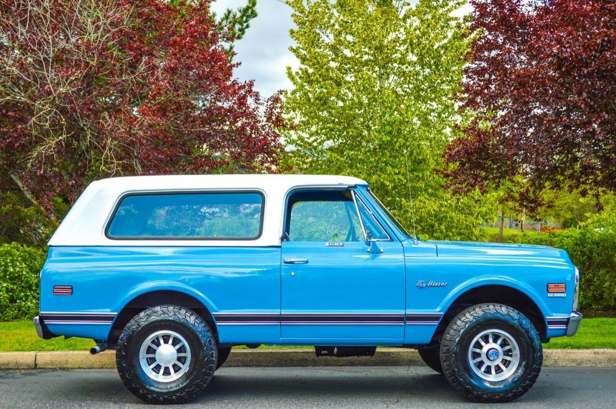 1972 Blue Chevrolet Blazer SUV