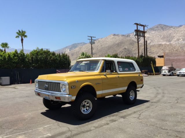 1972 Red Orange Chevrolet Blazer Convertible