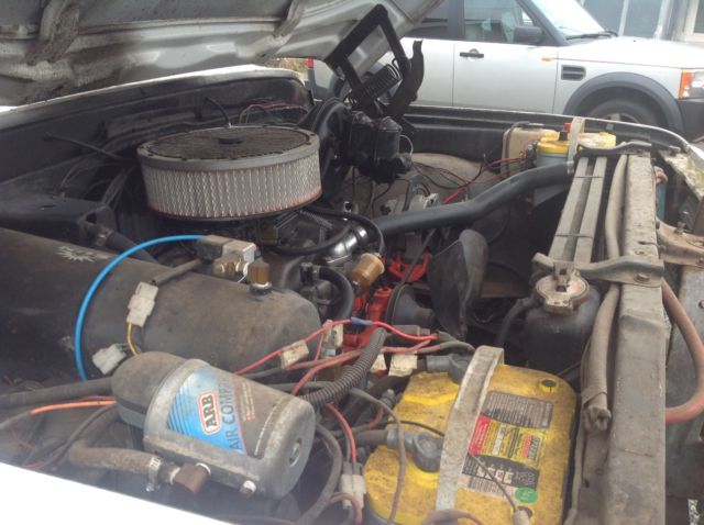 1972 White Chevrolet Blazer Convertible