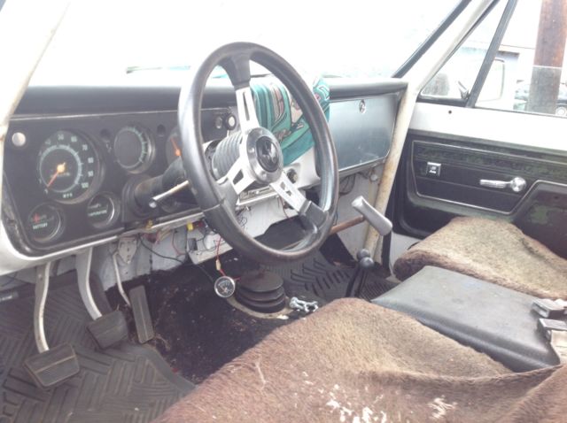 1972 White Chevrolet Blazer Convertible