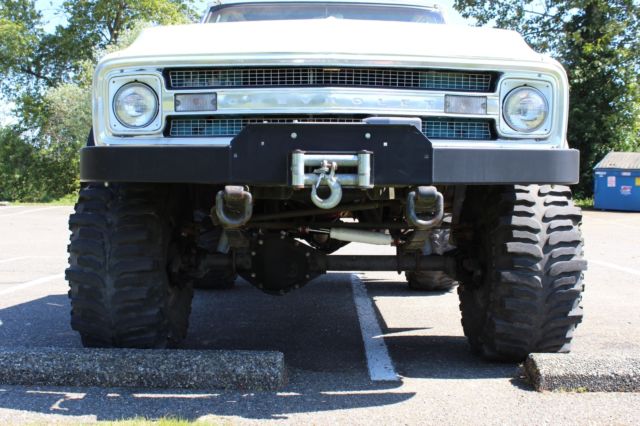1972 White Chevrolet Blazer Convertible