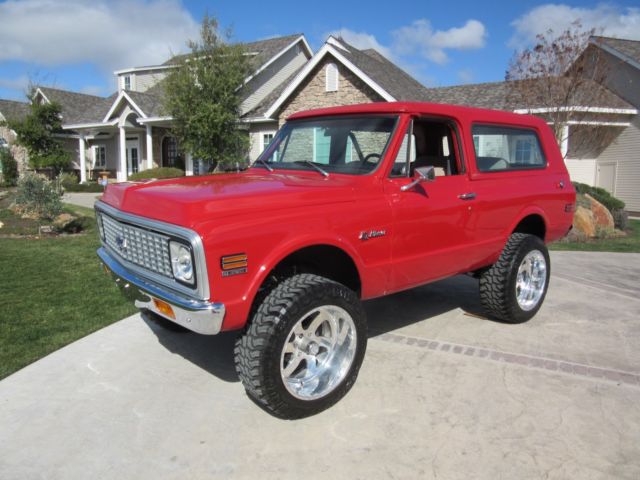 1972 Red Chevrolet Blazer SUV