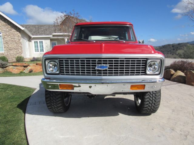 1972 Red Chevrolet Blazer SUV