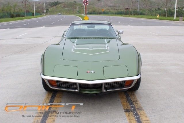1972 Green Chevrolet Corvette Coupe