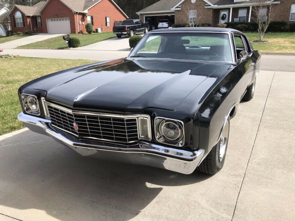 1972 Black Chevrolet Monte Carlo Coupe