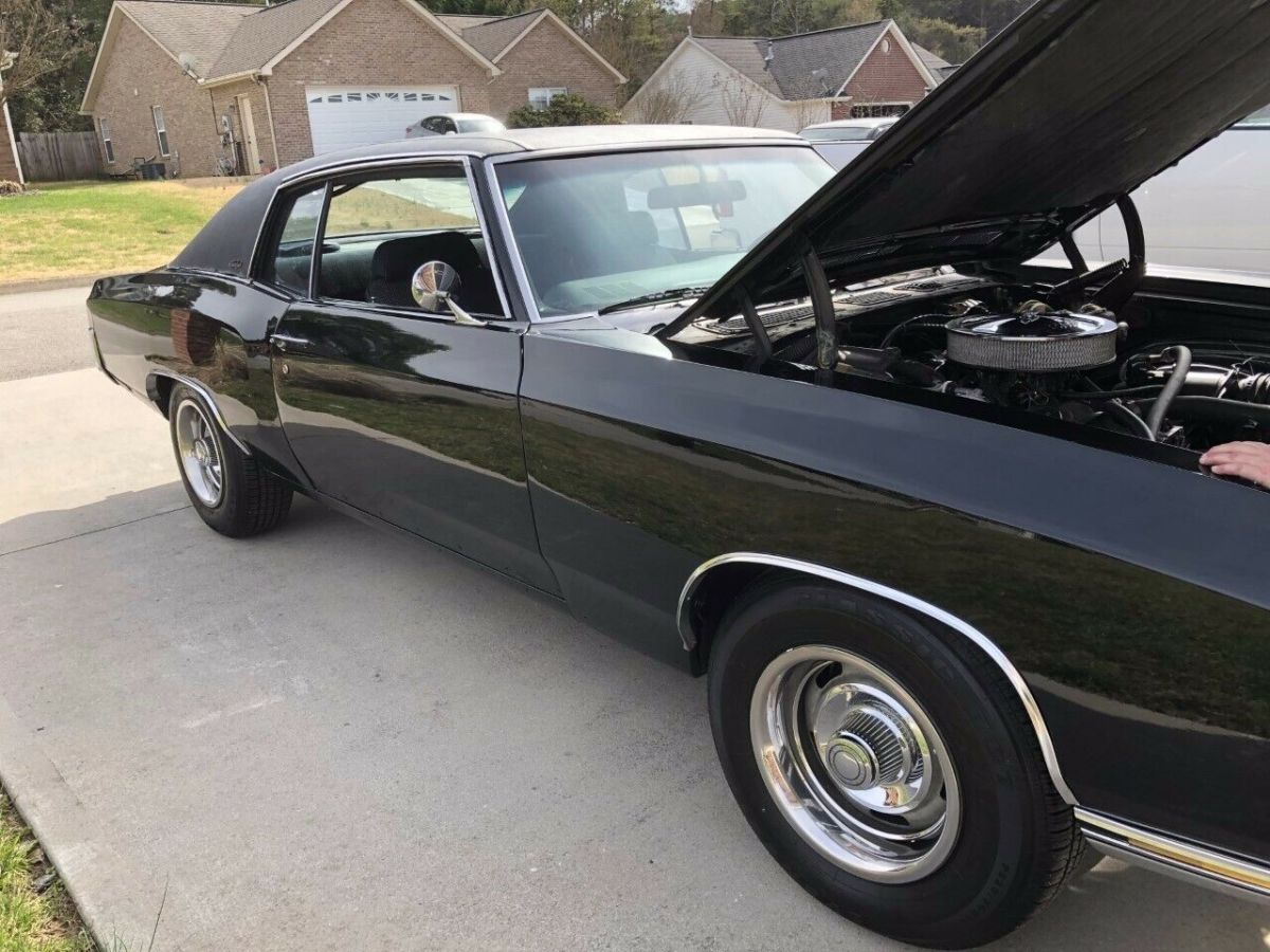 1972 Black Chevrolet Monte Carlo Coupe