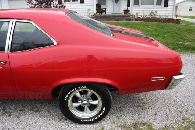 1972 Red Chevrolet Nova Coupe