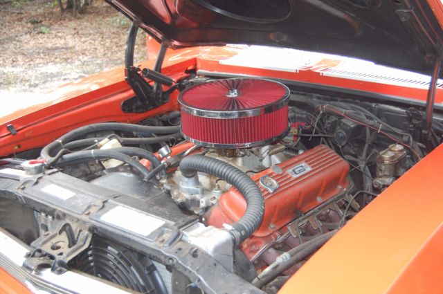 1972 Hugger orange w/ White Strips Chevrolet Nova 2 door hardtop