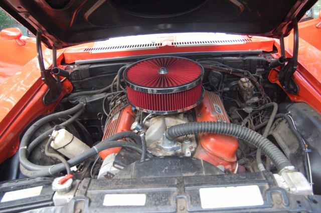 1972 Hugger orange w/ White Strips Chevrolet Nova 2 door hardtop