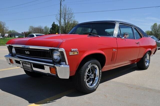 1972 Red Chevrolet Nova Coupe