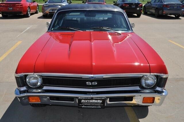 1972 Red Chevrolet Nova Coupe