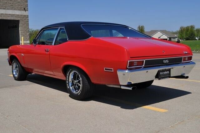 1972 Red Chevrolet Nova Coupe