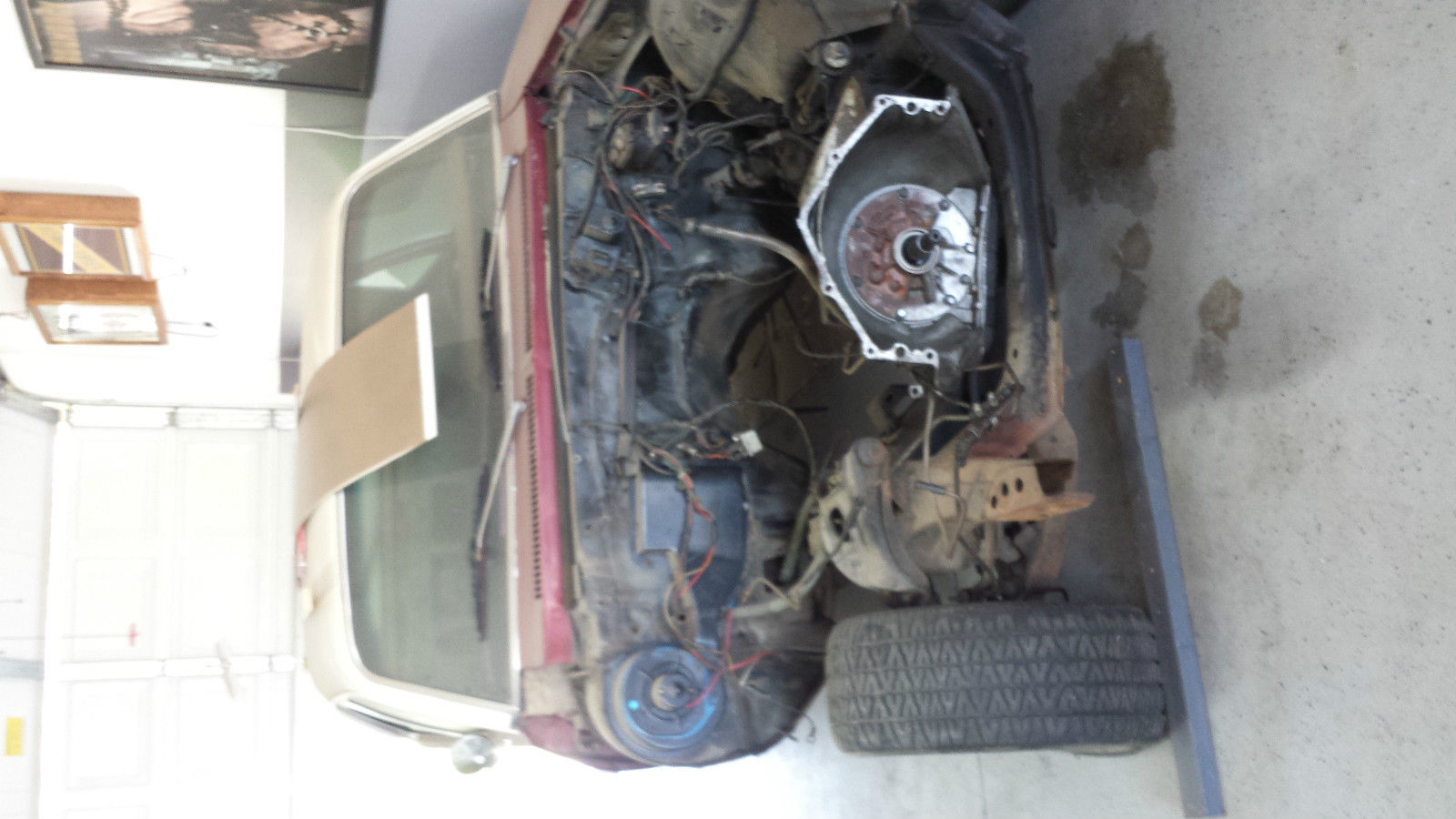 1972 Maroon Chevrolet Nova Coupe