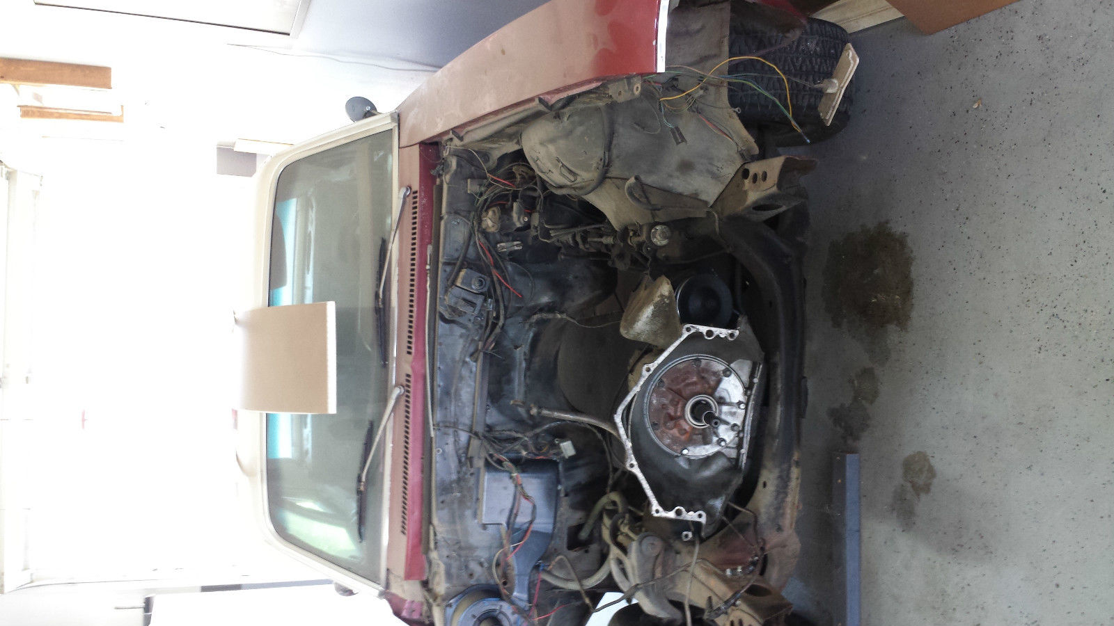 1972 Maroon Chevrolet Nova Coupe